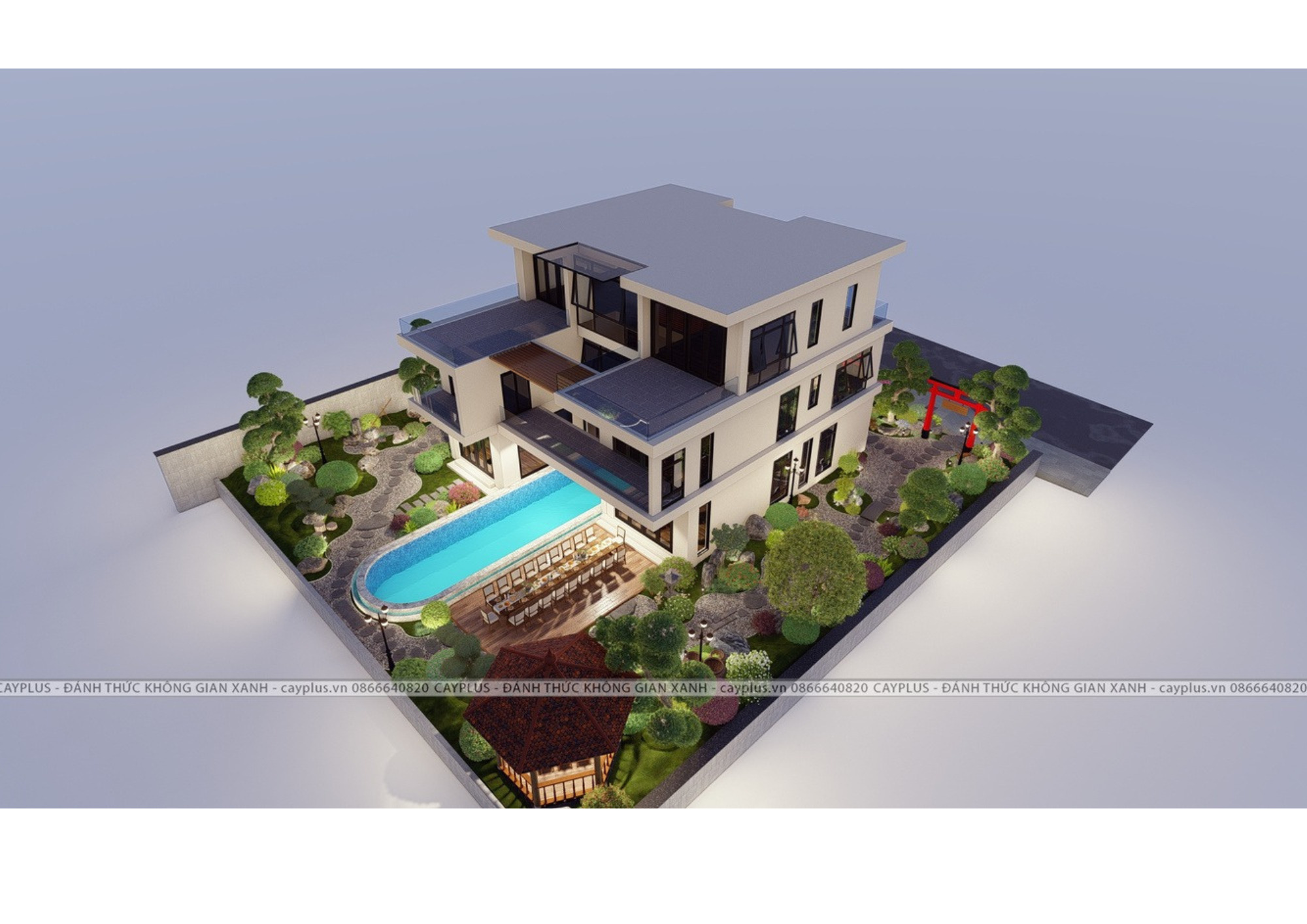 Biệt thự hòa bình