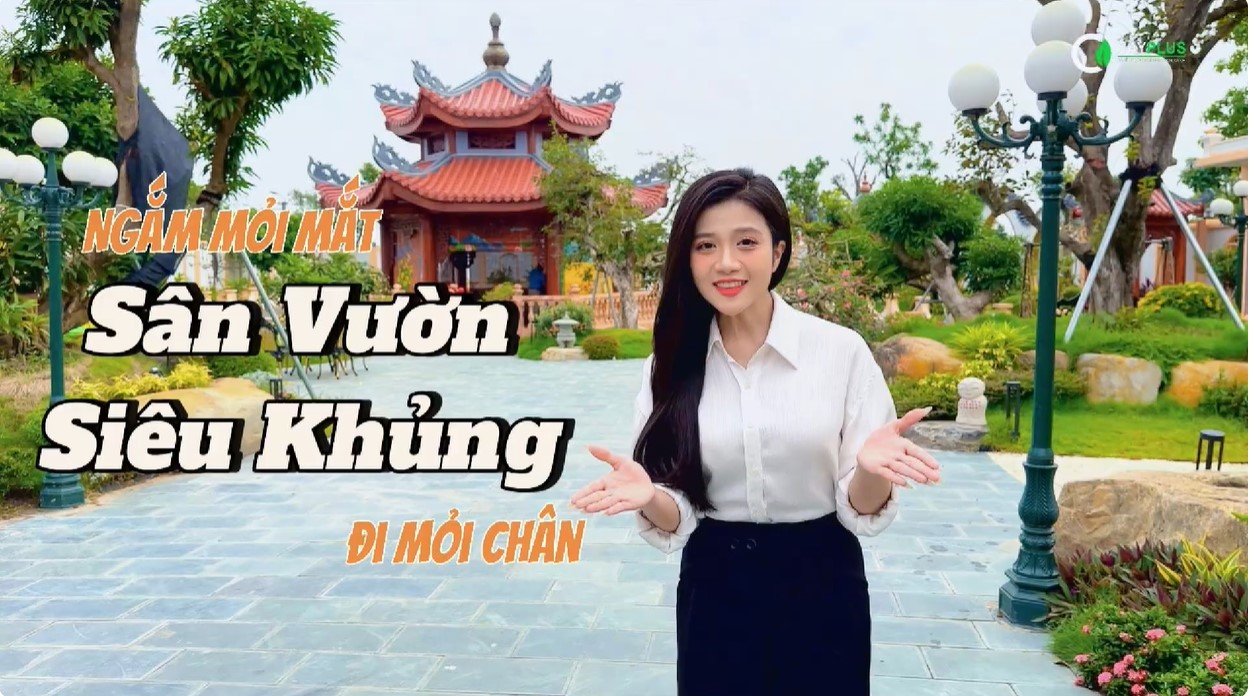 Sân vườn rộng 2000m2 tại Thái Bình