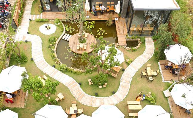 Mẫu vườn Rooftop Retreat